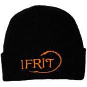 Шапка с отворотом "IFRIT RAN", черный